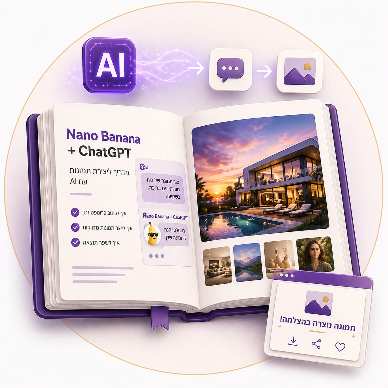 מדריך תמונות AI